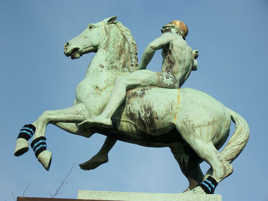 statue, horseman, sculpture, monument, landmark, history, architecture, bronze, tourism, travel
