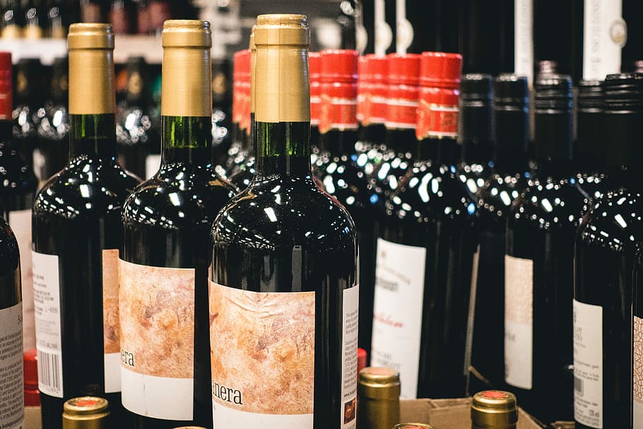 赤, ワイン, ボトル, アルコール, 飲み物, ワインボトル, ワイナリー, 赤ワイン, 人なし, ラベル