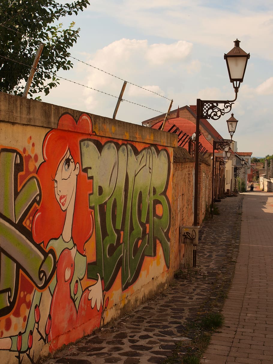 Graffiti, Street Art, Spray, Paint, Wall, artística, arte, pintura, dibujo, cultura