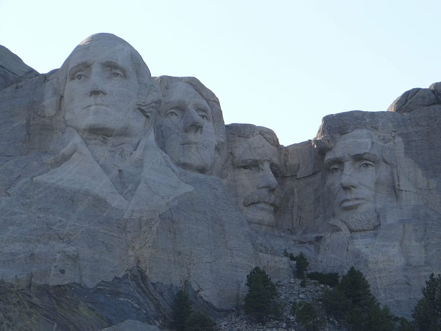 mount rushmore, presidents, mountain, landscape, rushmore, mount, south, dakota, washington, jefferson