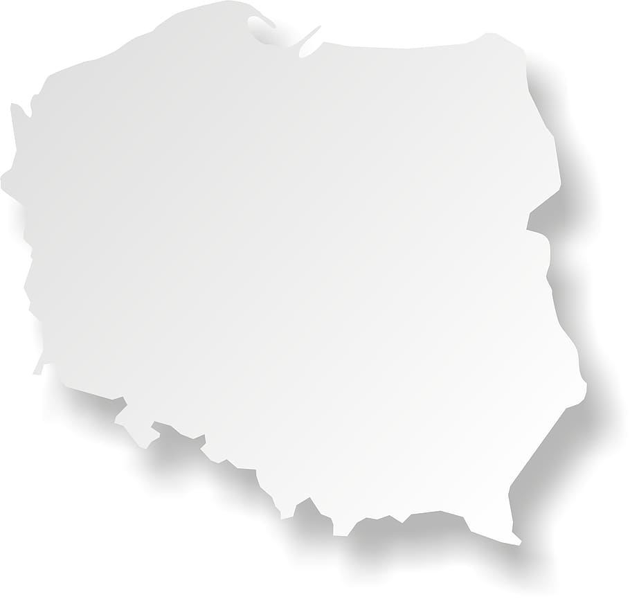 white paper, poland, map, maps, the outline of the, outline, country, the union, europe, paper