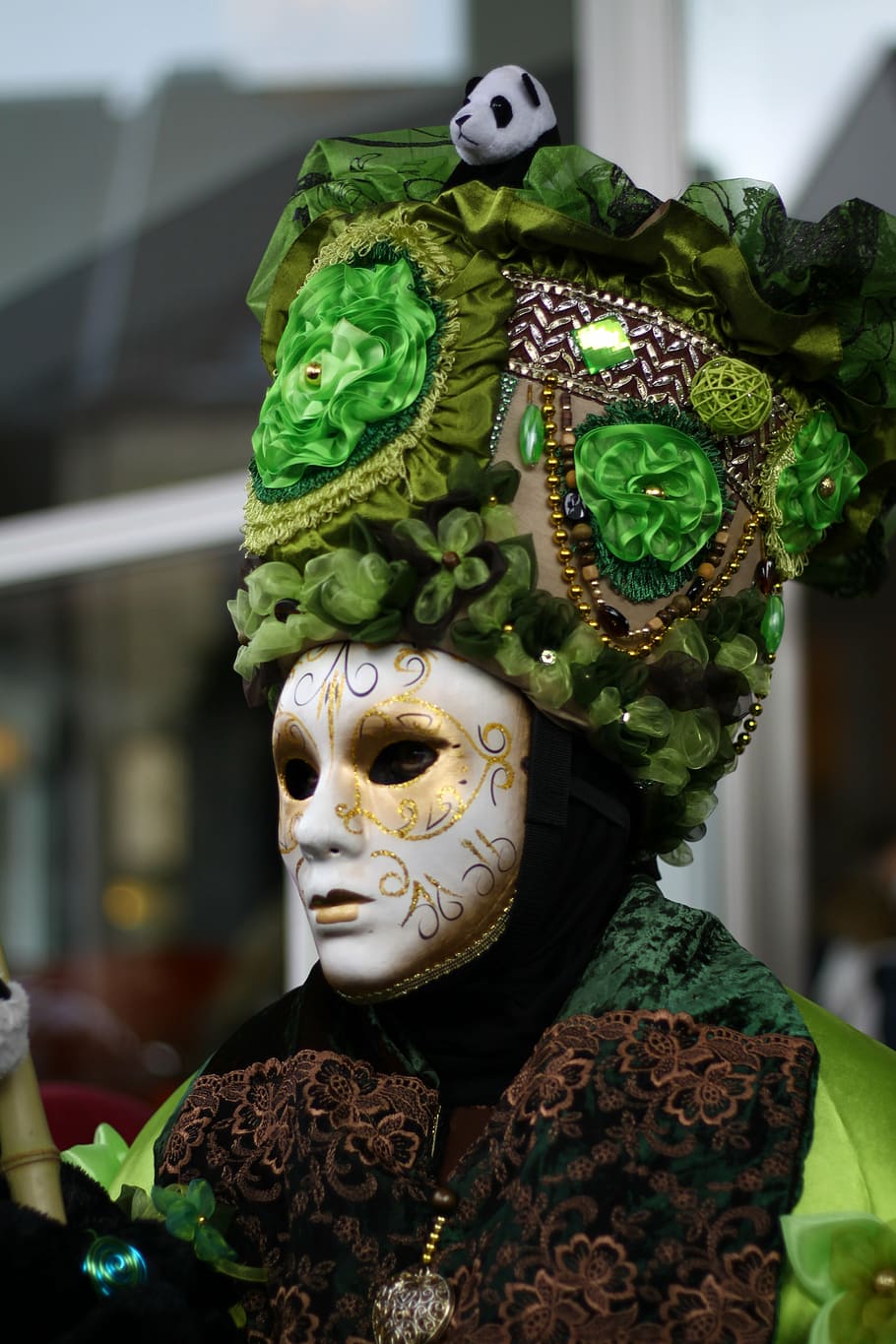 carnival, brugges, festival, disguise, costume, mask, venetian costumes, venetian, head, color