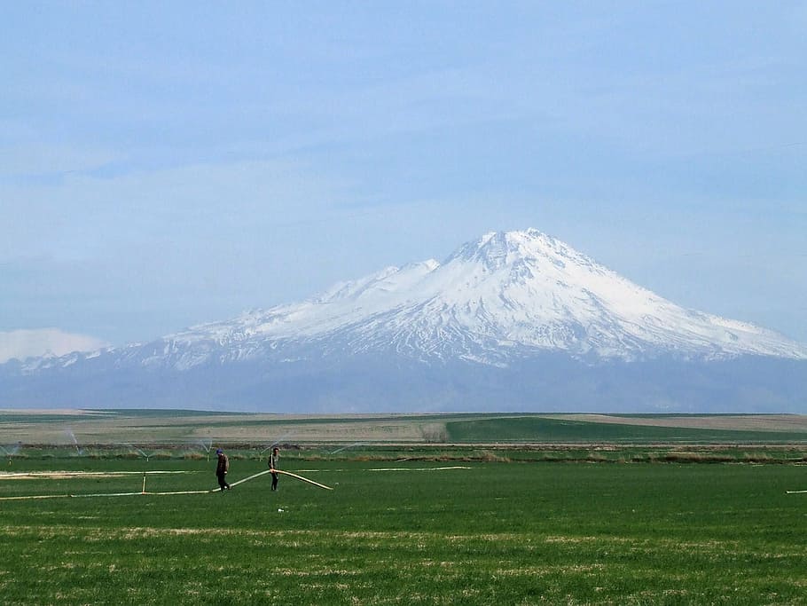 Montaña, Volcán, Hasan Dağı, Monte, Argeiopolis Mons, Volcán inactivo, Aksaray, Niğde, Capadocia, Turquía