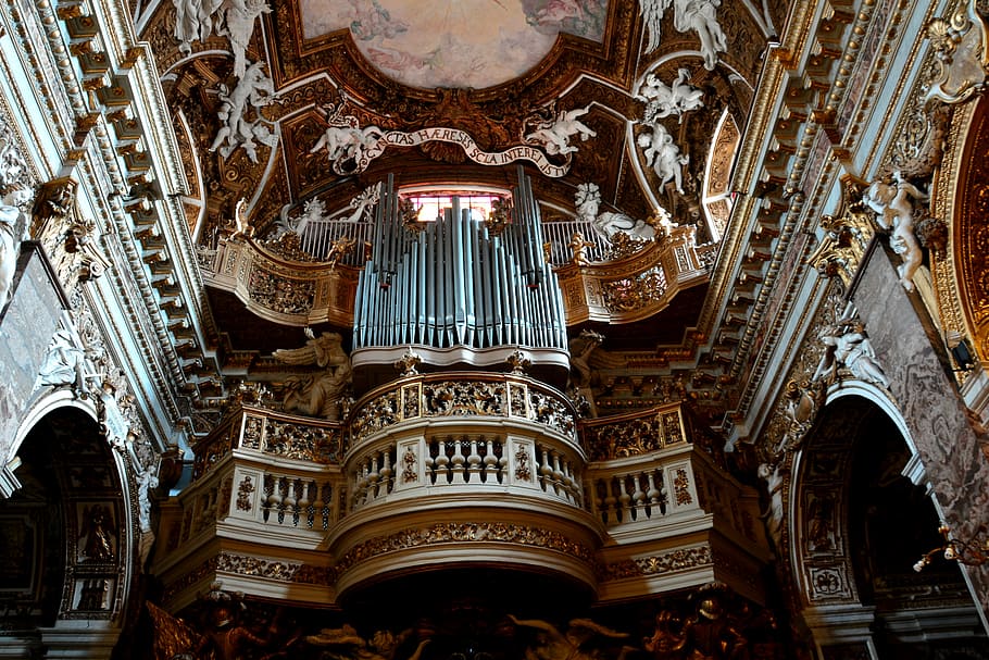 Church, Interior, Pipe Organ, Musical, church interior, instrument, organ, religion, architecture, cathedral