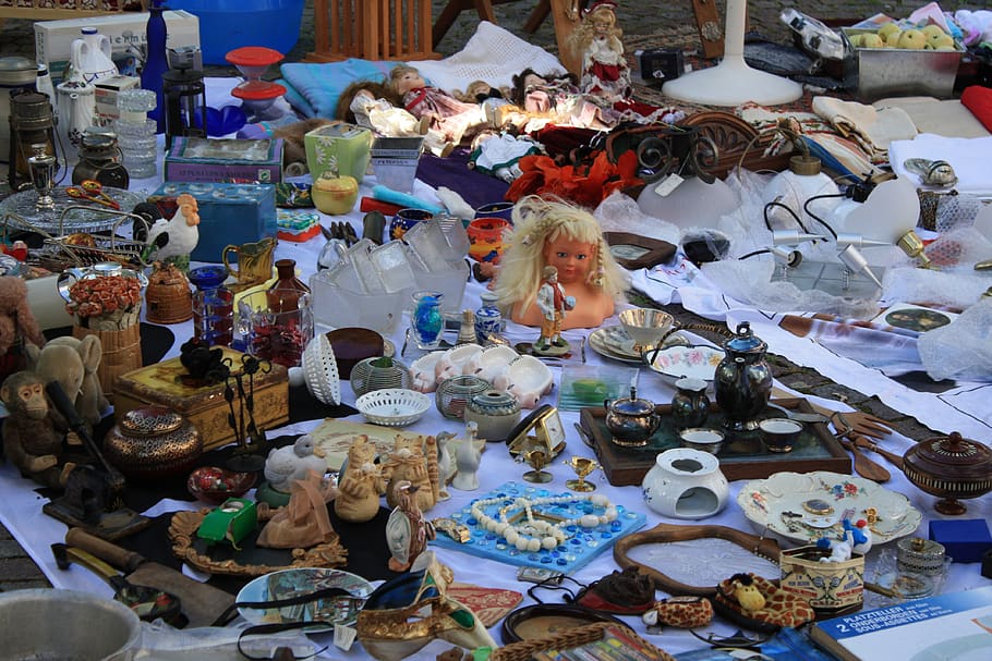 flea market, browse, junk, old, dolls, antiquariat, ceramic, jewellery, budget, choice