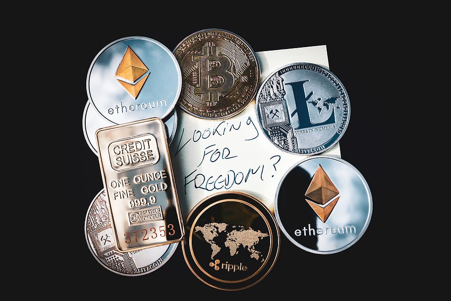 cryptocurrency, konsep, blockchain, uang, bitcoin, ethereum, crypto, bisnis, maya, keuangan