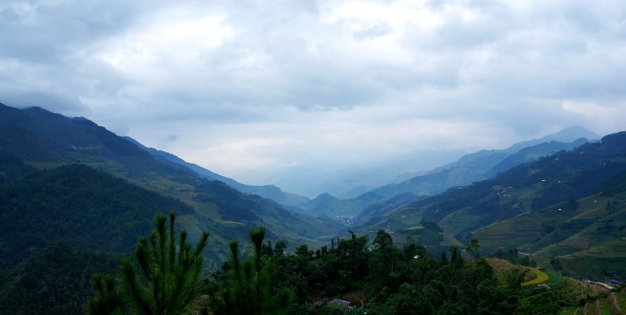 scenery, north west, mountains and hills, vietnam, cloud - sky, mountain, environment, sky, scenics - nature, landscape