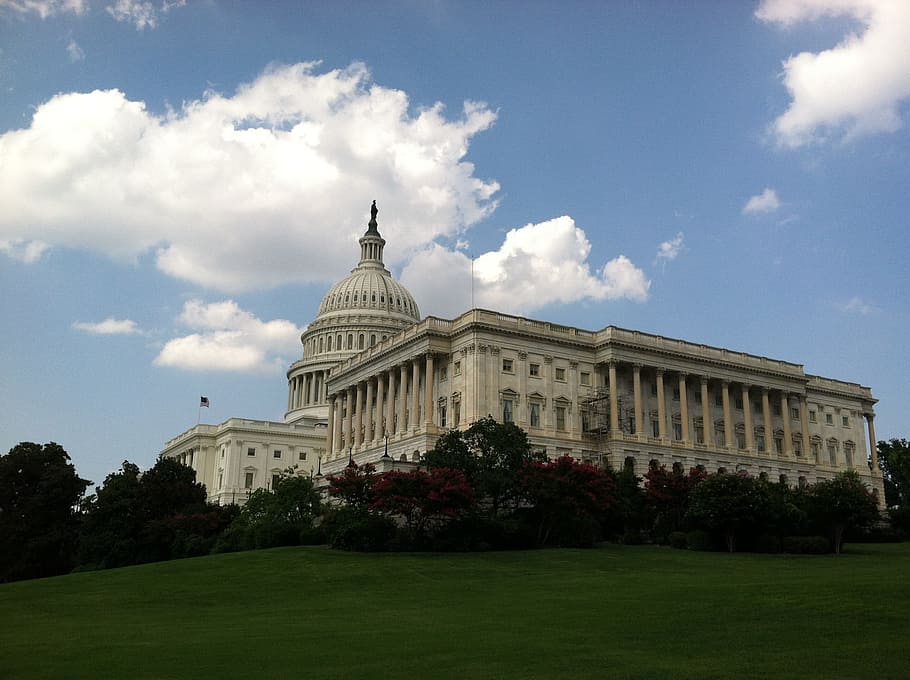 edificio de la casa blanca, Congreso, Capitolio, Edificio, edificio del capitolio, arquitectura, gobierno, punto de referencia, cielo, nubes