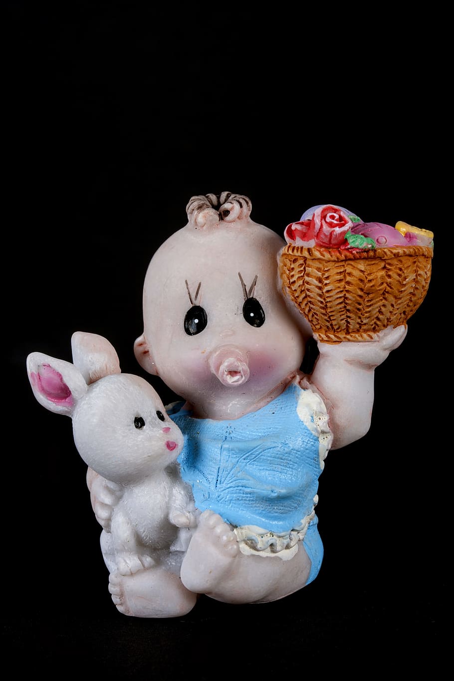 Ornamento, Brinquedo, Bugiganga, presente, bebê, artefato, porcelana, pouco, fofo, boneca