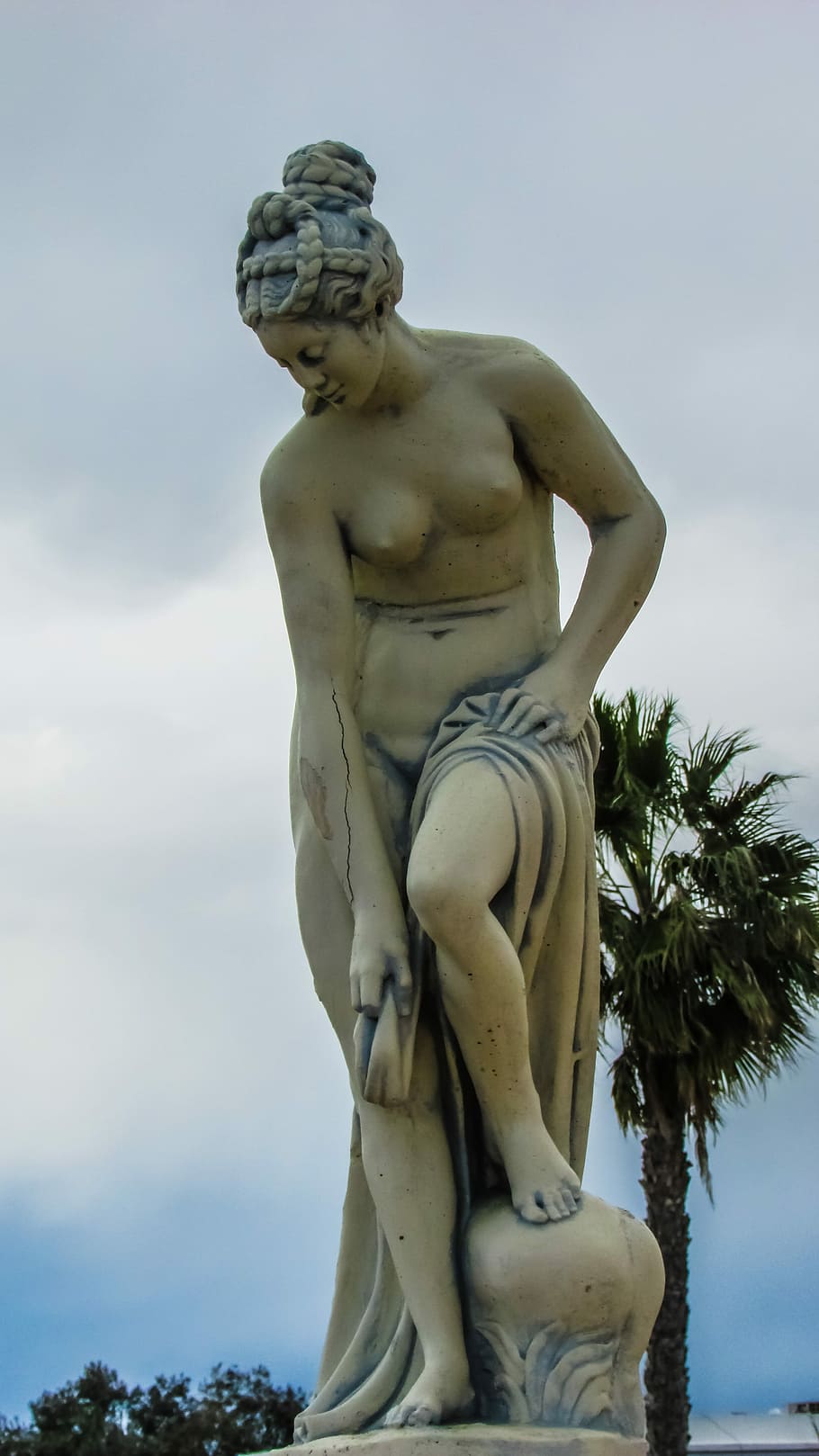 Cyprus, Ayia Napa, Water World, aphrodite, statue, sculpture, human representation, male likeness, monument, marble