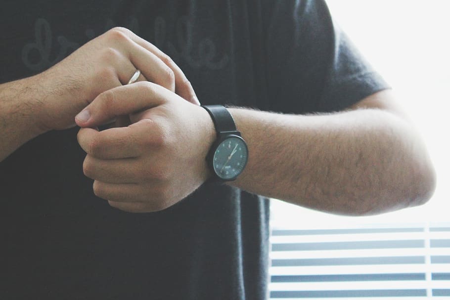 watch, guy, man, hands, fashion, accessories, objects, people, one person, time