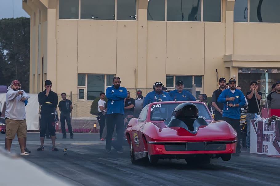drag racing, qatar, qrc, 2017, rush360sports, real people, men, group of people, built structure, large group of people