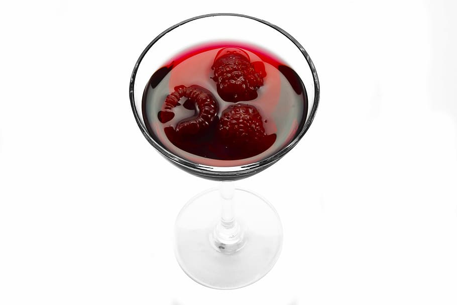 liqueur, cocktail, brandy, alcohol, juice, raspberries, berries, drink, fruit, glass