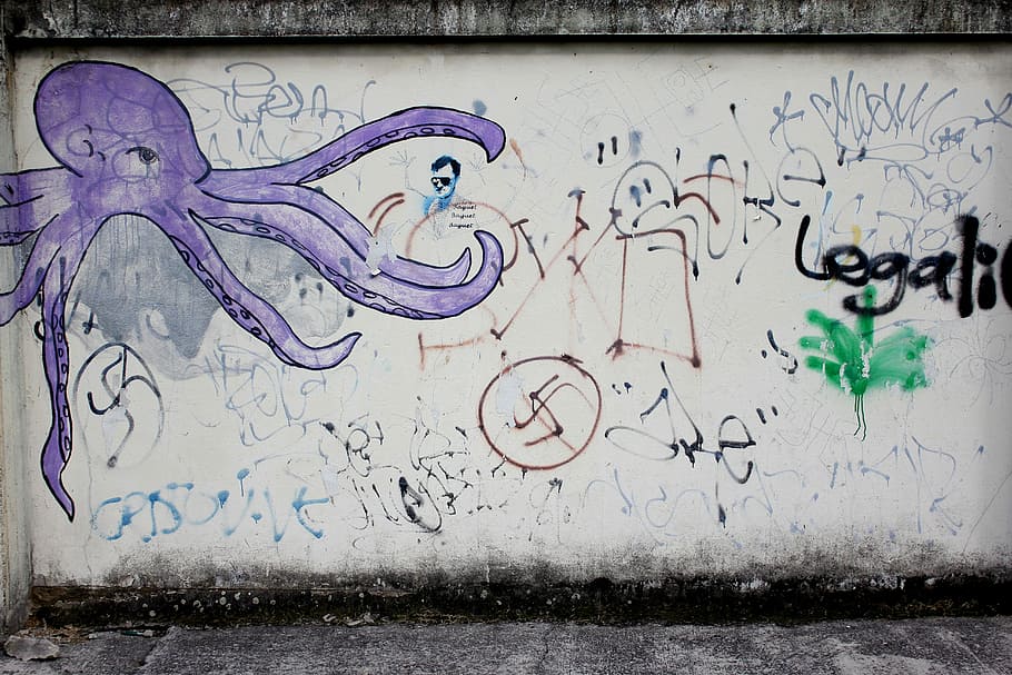 Wall, Street, Texture, Graffiti, wall, street, urban, grungy, dirty, cool, graphitti