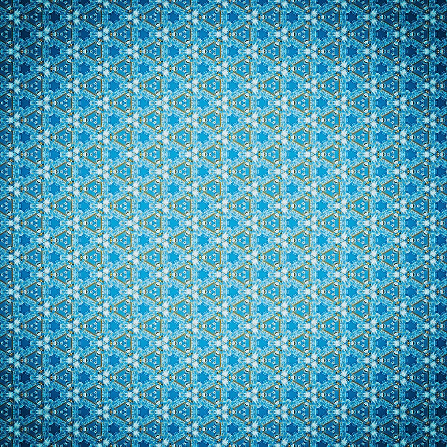 blue, yellow, floral, illustration, texture, background, pattern, structure, backgrounds, abstract