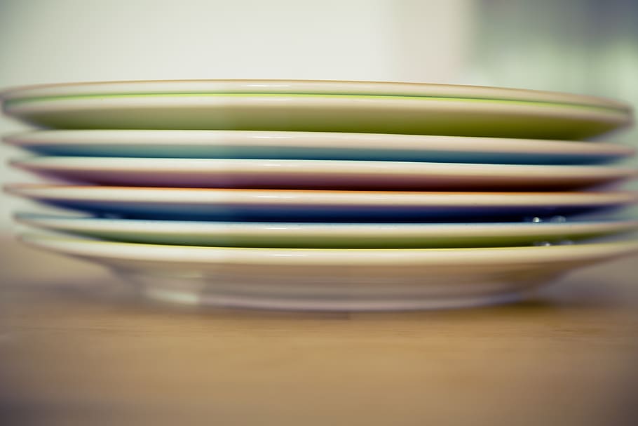 tellerstapel, plate, tableware, kitchenware, food and drink, close-up, crockery, indoors, bowl, household equipment