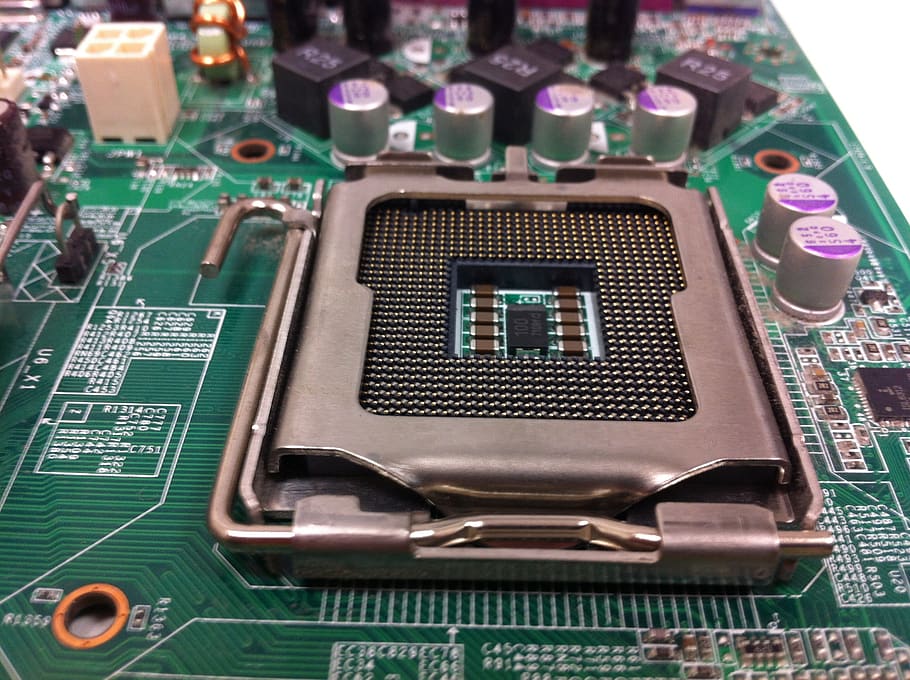 motherboard, cpu socket, computer, circuit board, technology, computer chip, electronics industry, computer equipment, close-up, connection