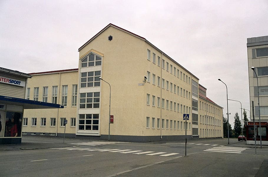 suensaari school, School, Tornio, Finland, building, photos, public domain, building Exterior, built Structure, architecture