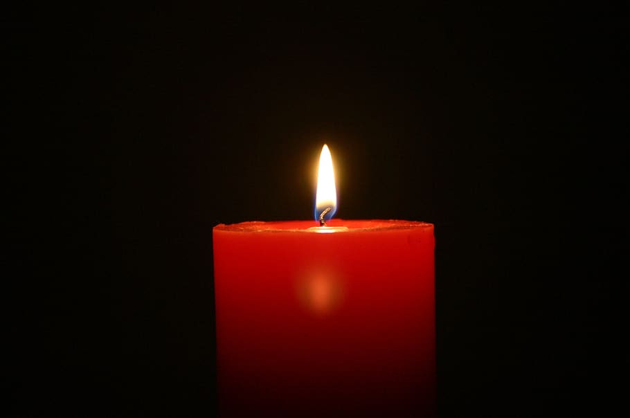 candle, candlelight, burnt, wax, flame, burning, fire, fire - natural phenomenon, black background, heat - temperature