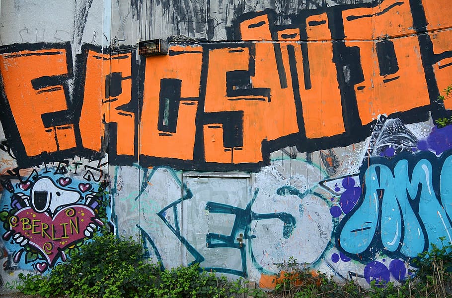 Graffiti, Street Art, Urban Art, Art, Wall, wall, mural, facade, art, sprayer, berlin