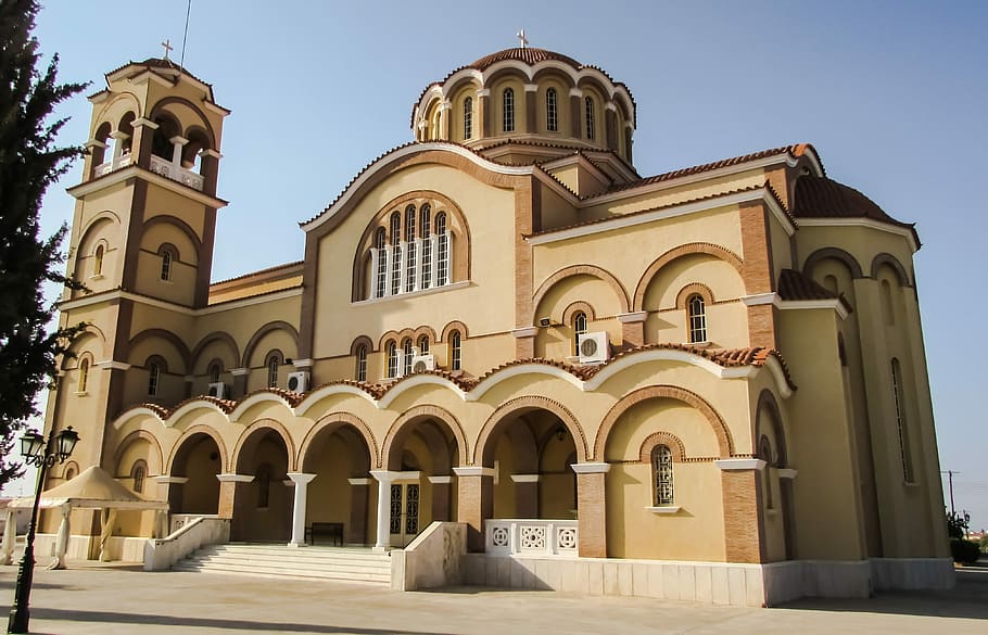 Cyprus, Paralimni, Ayios Dimitrios, church, orthodox, architecture, religion, arch, place of worship, spirituality