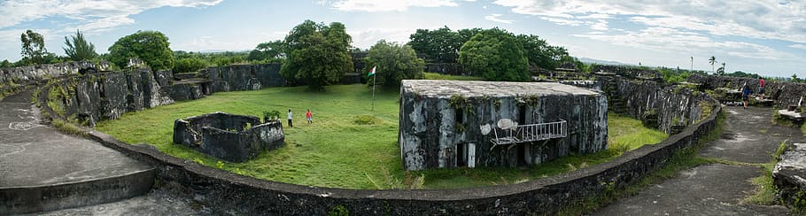 madagascar, foulpointe, fort, panoramic, ancient site, architecture, building, ruin, travel, history
