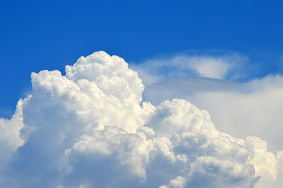 clouds, sky, blue, heaven, cloud - sky, cloudscape, beauty in nature, backgrounds, atmosphere, scenics - nature