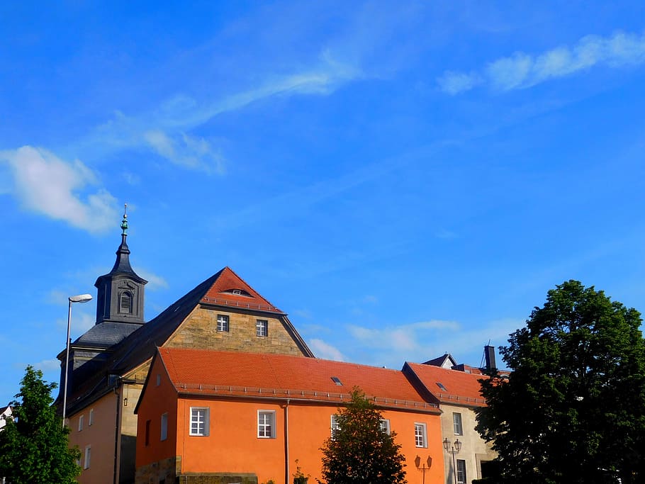 Bayreuth, City View, Steeple, gereja, franconia atas, kawasan kota tua, secara historis, arsitektur, bangunan, bavaria