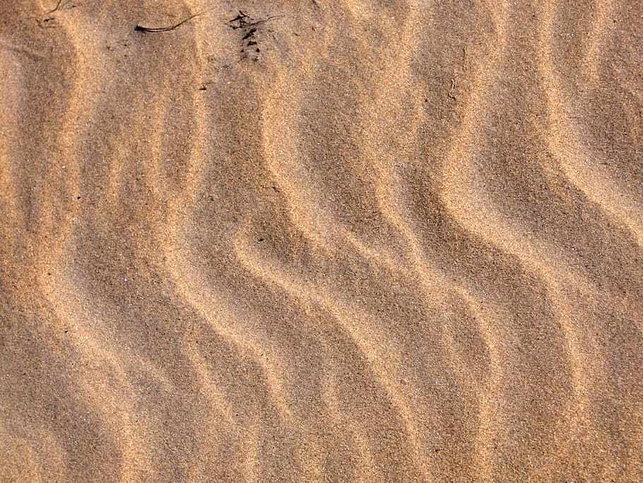 クローズアップ写真 砂 ビーチ 波紋 パターン テクスチャ 海岸 砂浜 自然 土地 Pxfuel