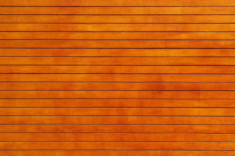 painel de ripas vermelho, madeira, vermelho, amarelo, laranja, parede, pintado, listrado, fundos, padrão