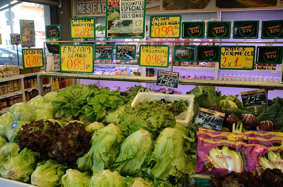 manojo, verde, vegetal, tienda, supermercado, tiendas, verduras, abarrotes, alimentos, comestibles