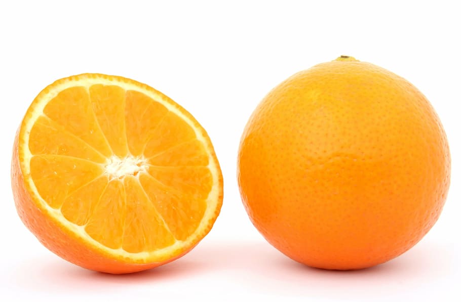 Naranja, fruta, blanco, superficie, fondo, amargo, desayuno, brillante, c, catering