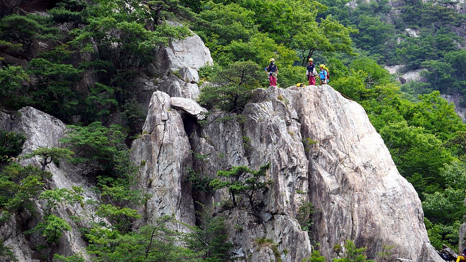 daedunsan, daedunsan cable car, korea, mountain, jeollabuk do, landscape, rock, nature, rock - object, tree