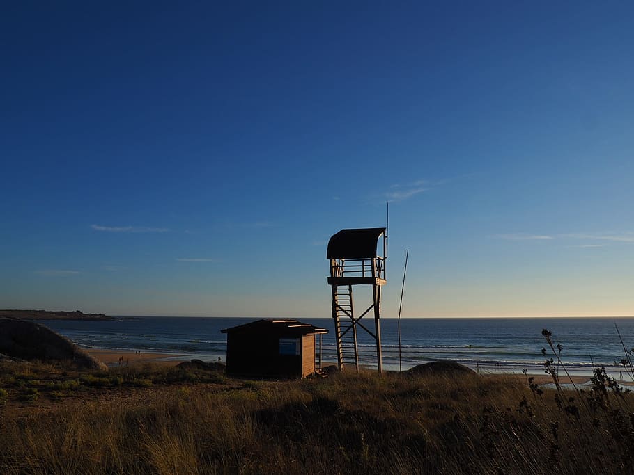 riveira, surveillance, playa do vilar, security, galicia, life guard, holiday, sky, water, sea