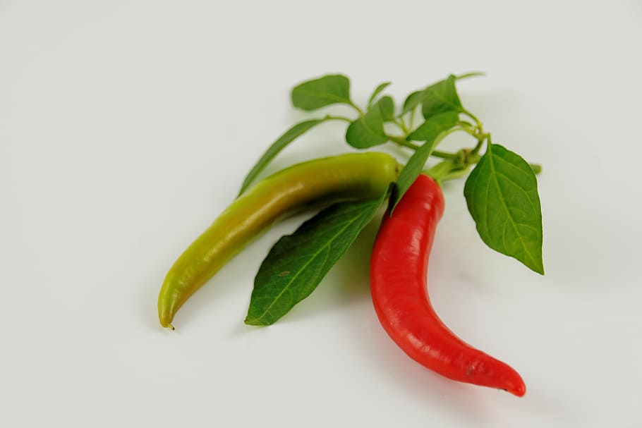 paprika, pepperonie, food, green, red, vegetables, sharp, piquant, eat, food and drink