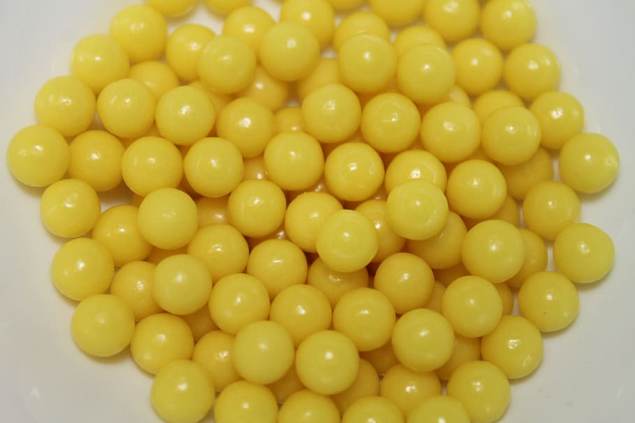 yellow, balloons, tablets, acid, round, vitamin, vitamins, placer, food, food and drink