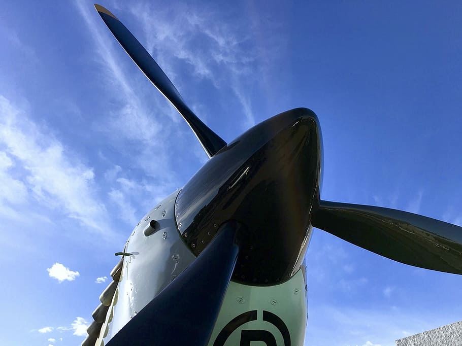 Spitfire, Segunda Guerra Mundial, Luchador, Avión, caza, militar, real, ww2, vintage, vehículo aéreo