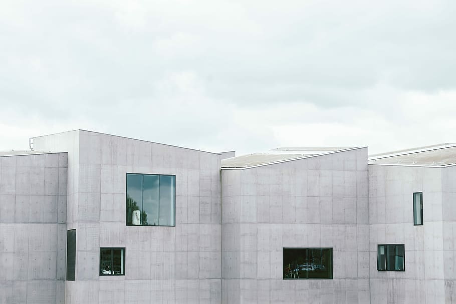 gray, building, standing, built Structure, architecture, building Exterior, modern, business, no People, window