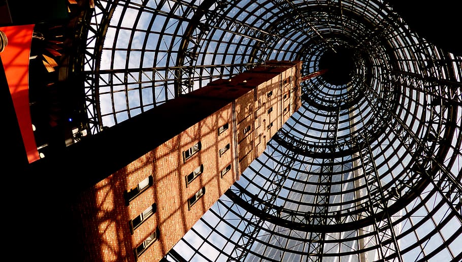 Shot Tower, Melbourne, low, angle, photography, pf, building, built structure, architecture, low angle view