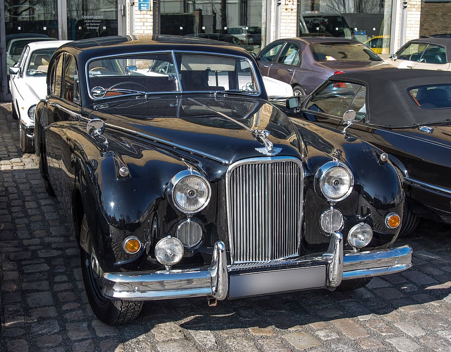 auto, jaguar, oldtimer, classic, limousine, vehicle, chrome, luxury, automotive, english