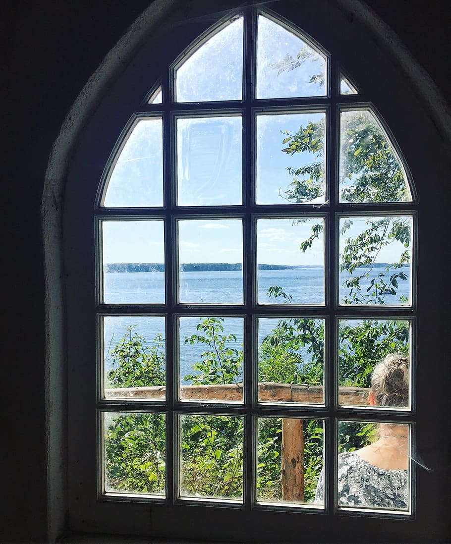 Window, View, Landscape, Holiday, Sky, natural, summer, the sea, denmark, indoors