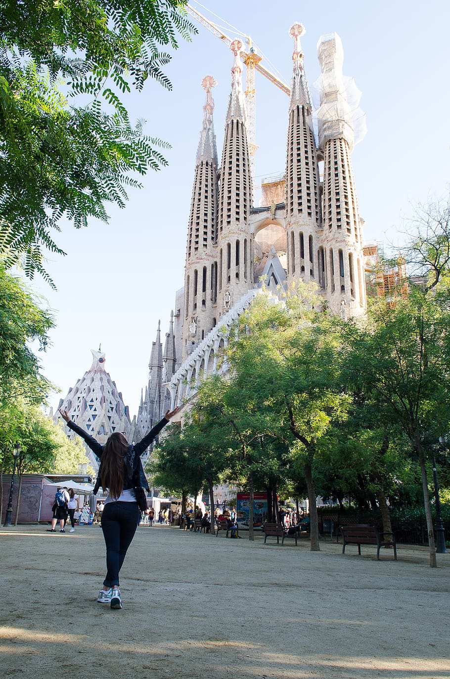 barcelona, sagrada familia, church, architecture, cathedral, building, gaudi, catalonia, famous, tourism