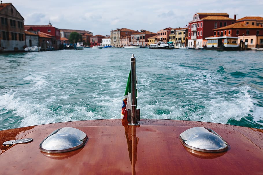 air, perahu, perjalanan, permukaan air, berperahu, Laut Tengah, perahu motor, cara, Pulau, Murano