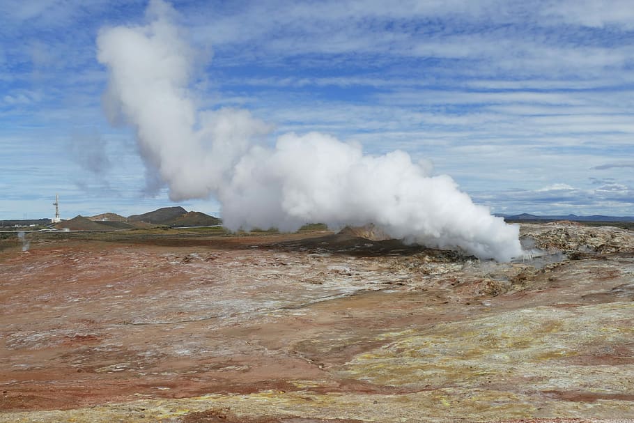 Iceland, Source, Spa, Volcanic, Nature, geyser, hot, volcanism, sources of hot, landscape