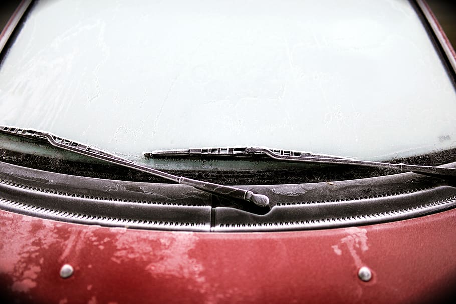 windshield, windshield wipers, frozen, fogging, winter, auto, automotive, vehicle, front, window