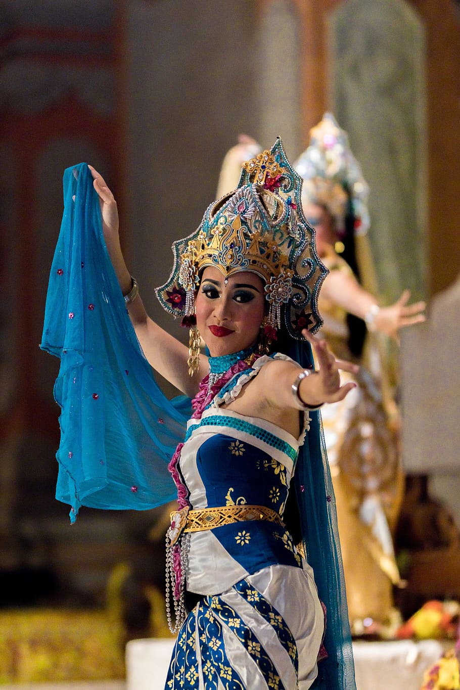 bailarina, balinesa, cultura, niña, rendimiento, indonesia, tradicional, artista intérprete o ejecutante, personas, danza