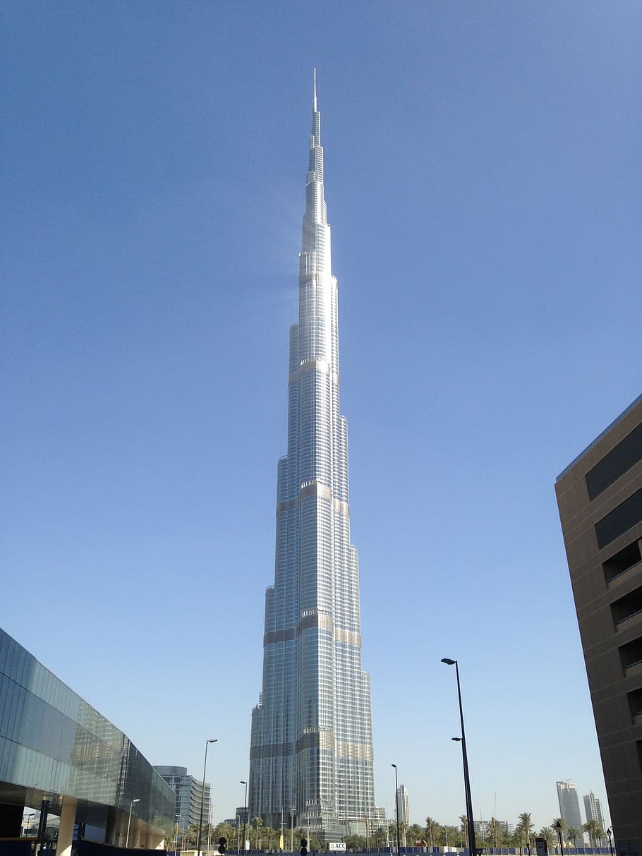 Burj Khalifa, Dubai, Edifício, Arquitetura, estrutura construída, torre, moderna, céu, cidade, exterior do edifício