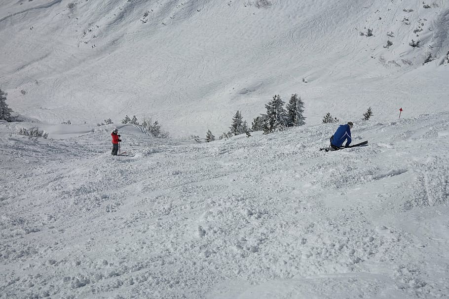 esquí, esquiador, esquí de fondo, área de esquí, arlberg, invierno, montañas, picos de montaña, invernal, pista de aterrizaje