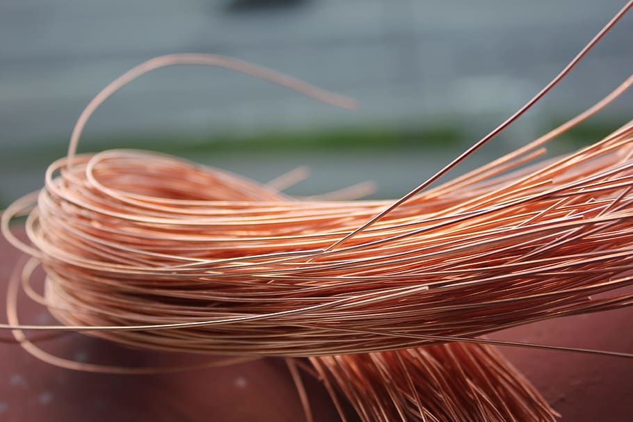 Copper, Sun, Wire, Sky, day, close-up, outdoors, focus on foreground, indoors, metal
