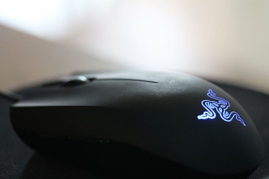 black, computer mouse, macro photography, mouse, computer, hardware, cable, pc, device, technology